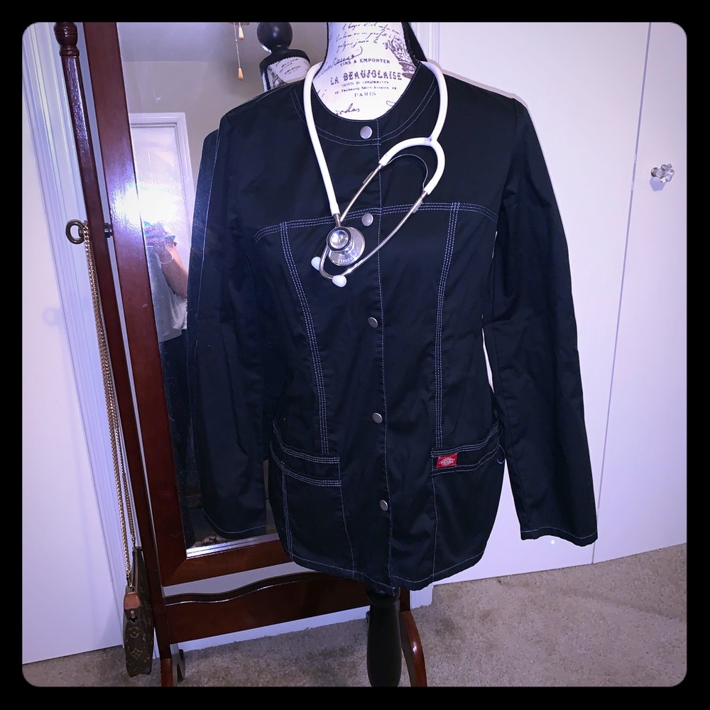 Dickies scrub jacket lab coat
